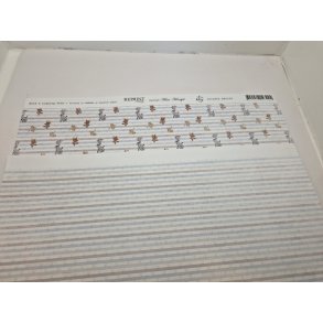 1 ark Tapet med 2 forskellige sider 30x30 cm