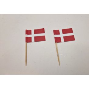 2 stk dannebrogsflag i papir (nye)