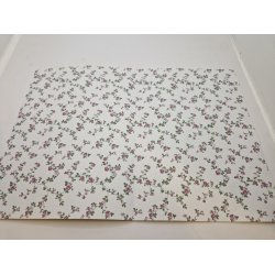 Selvklbende tapet med roser (nyt) 29 x 21 cm