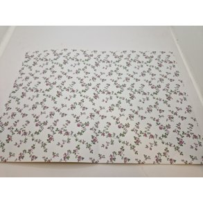 Selvklbende tapet med roser (nyt) 29 x 21 cm