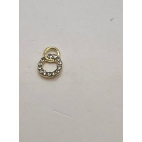 Smykke vedhng i metal (nyt)  0,7 cm