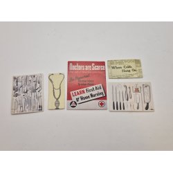 5 lge billeder i kraftig karton (nye)