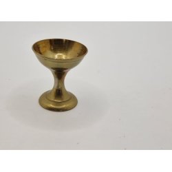 Opsats/skl p fod i metal (vintage)