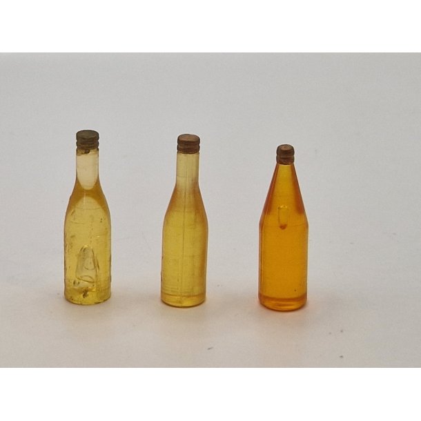 3 flaske i plastik uden label (vintage)