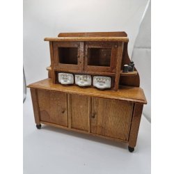 Sknk med porcelns skuffer (vintage fra 1940'erne)