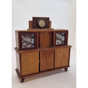 Kommode inkl ur (vintage fra 1940'erne)