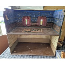 Dukkehus fra 1928 inkl gardiner (vintage) SENDES IKKE