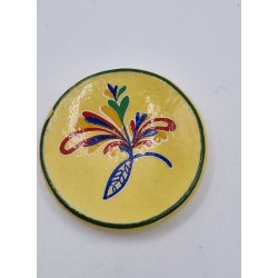Platte i keramik, muligvis norsk rosemaling (vintage)