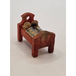 Dukkeseng i tr (vintage/antik)