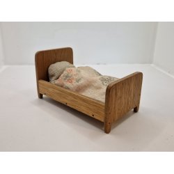 Seng i tr inkl sengetj (vintage) fra 1950erne