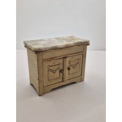  Kommode med ls marmor plade. Gottschalk fra omkring r 1900 (antik)