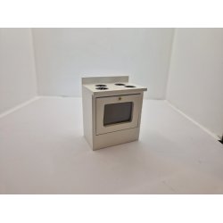 Komfur med ovn i tr  (brugt)