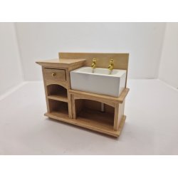 Bord med vask (brugt)