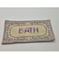 Bademtte (hnd broderet)