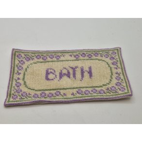 Bademtte (hnd broderet)