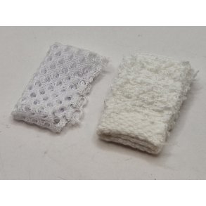 2 hndklder/viskestykker (brugte)