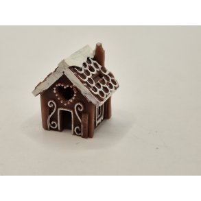 Honningkage hus i resin (hndlavet)