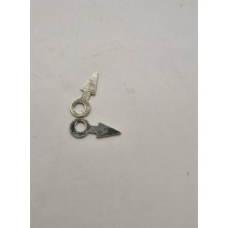 2 visere i metal (nye)