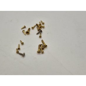 20 stk blandede sm/skruer (brugt/nye)