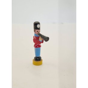 Garde med blse instrument i tr (vintage)