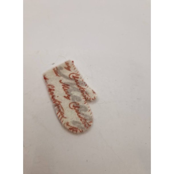 Jule vante/grill handske (hndlavet)