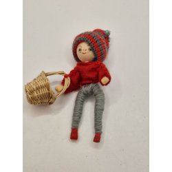 Nisse med kurv (delvis hndlavet)