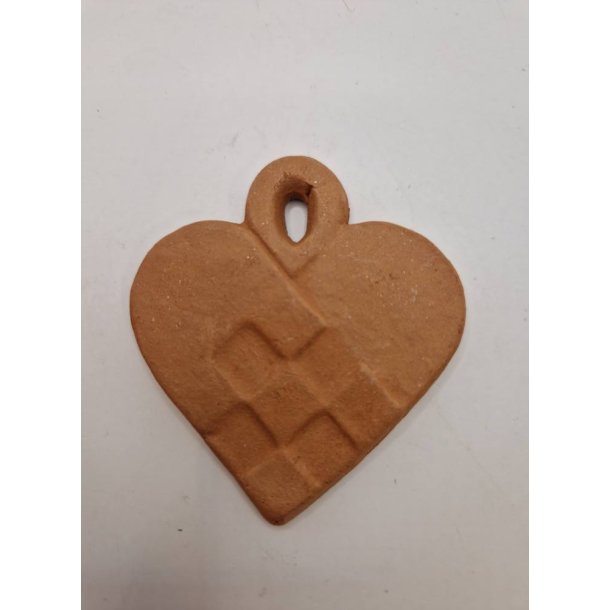 Terrakotta hjerte (brugt)