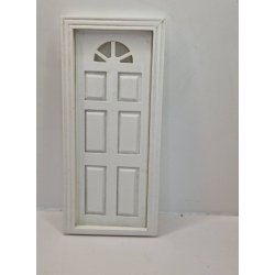 Dr i hvid malet tr (ny)