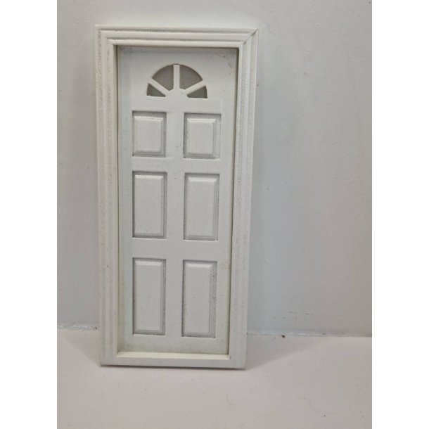 Dr i hvid malet tr (ny)