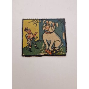 Billede p kraftig karton (vintage) Ml 4,3 x 3,7 cm 