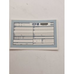 OCS label/klistermrke (ny)