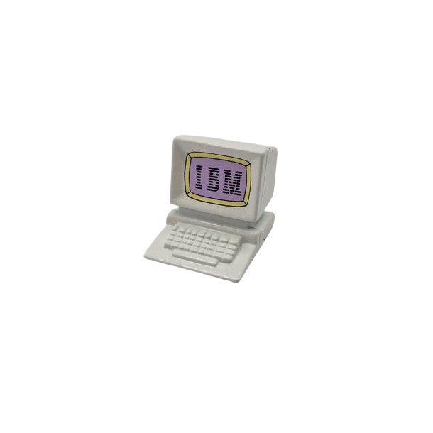 Lille computer IBM i metal (ny)