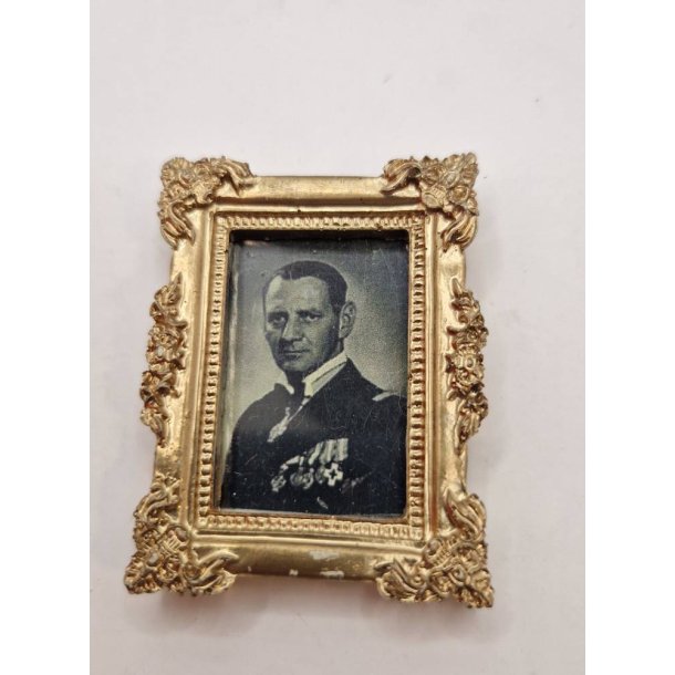 Billede af kong Frederik d. 9 (hndlavet)