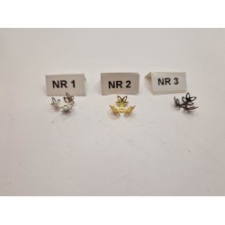 1 stk Perleskl i metal (ny)