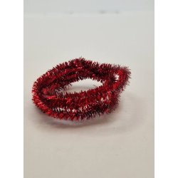 Rd glimmer guirlande 45 cm (ny)