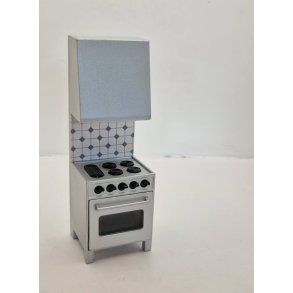 Kkken modul med komfur. Lundby (brugt)