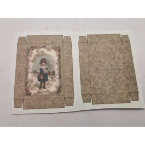 Gave ske. Klip og fold selv (ny)