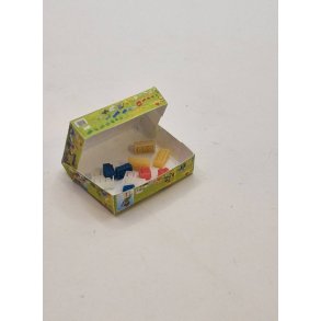 Lego ske med 10 assorterede klodser (hndlavet)