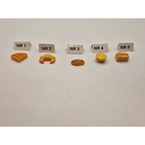 1 stk brd/kage i resin (nyt)