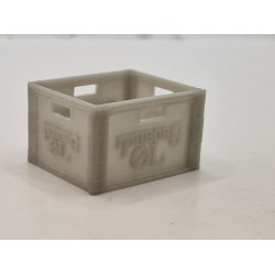 Tuborg l kasse umalet i resin (hndlavet)