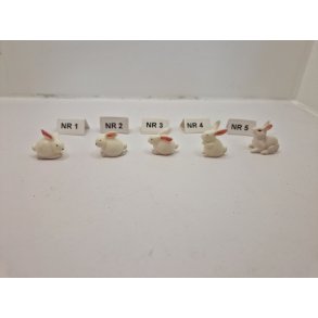 1 stk Kanin i plastik (brugt/som ny)