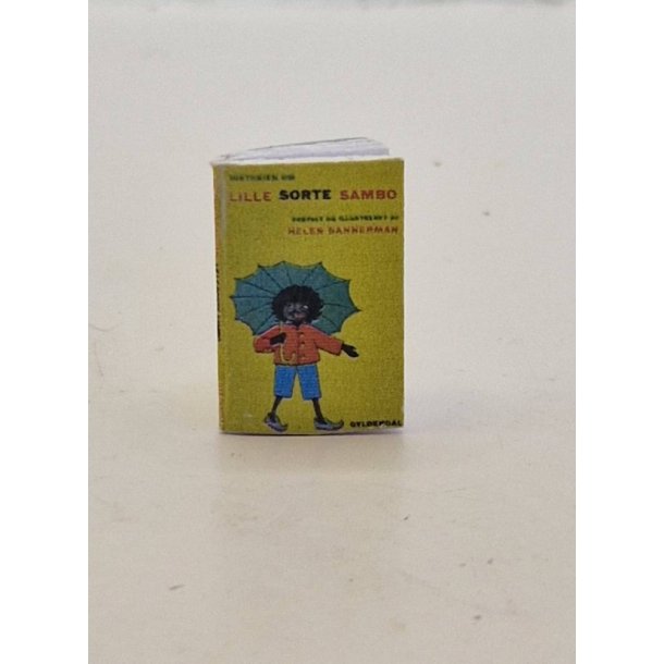 Lille sorte Sambo hfte (hndlavet)