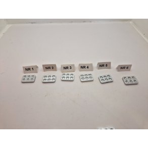 1 stk kage form i resin (ny)