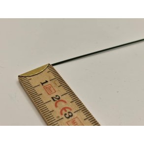 Grn blomsterstilk i stltrd (ny)