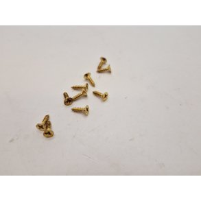 10 skruer 0,7 x 0,4 cm (nye)