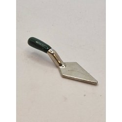 Murske i metal med mrke grn hndtag (ny)