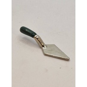 Murske i metal med mrke grn hndtag (ny)