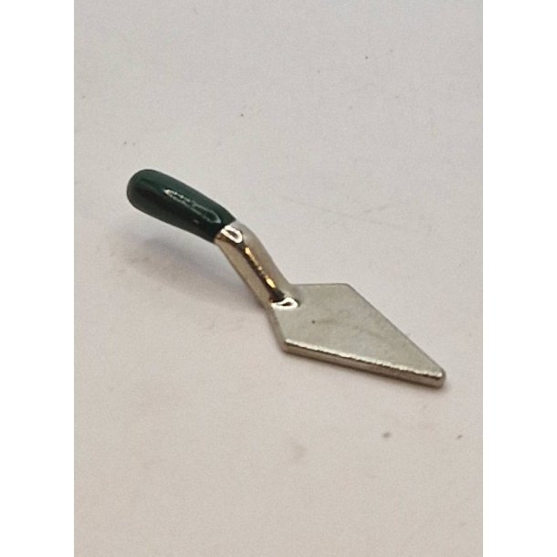 Murske i metal med mrke grn hndtag (ny)