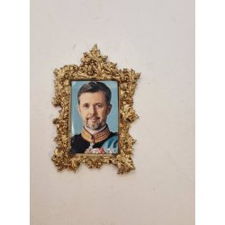 Billede af kong Frederik (hndlavet)