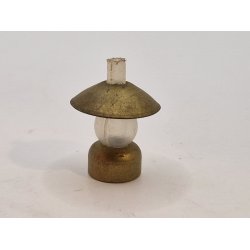 Lille olie lampe i metal og plastik (brugt)